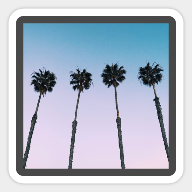 Sunsets and Palm Trees Sticker by AlexandraStr